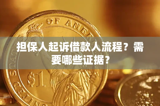 北京担保人起诉借款人流程？需要哪些证据？