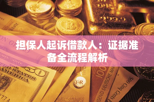 北京担保人起诉借款人：证据准备全流程解析