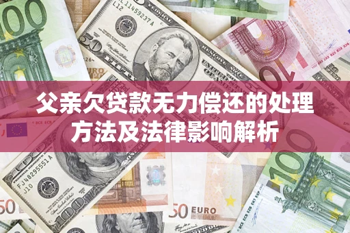 北京父亲欠贷款无力偿还的处理方法及法律影响解析