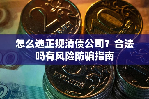 北京怎么选正规清债公司？合法吗有风险防骗指南